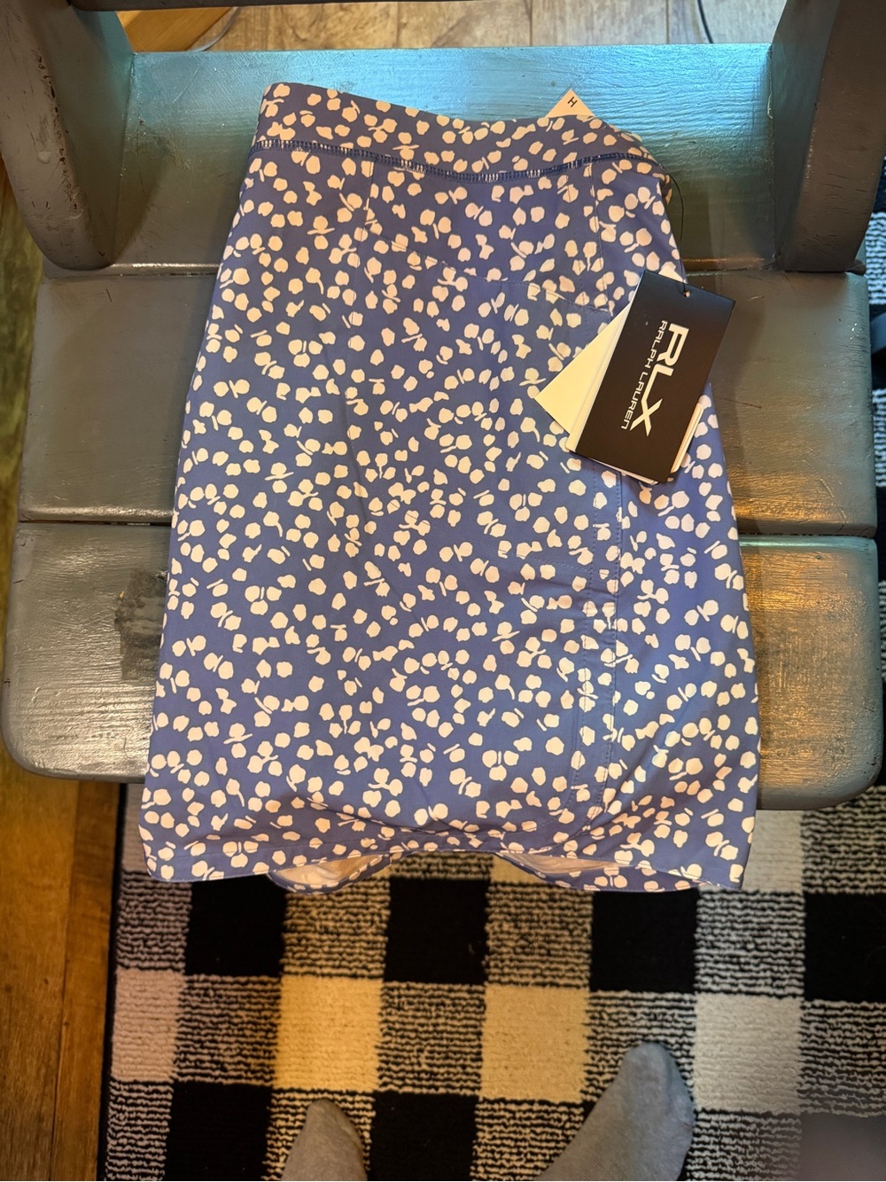 Polo by Ralph Lauren Lavender Blue Floral-Spot Skort